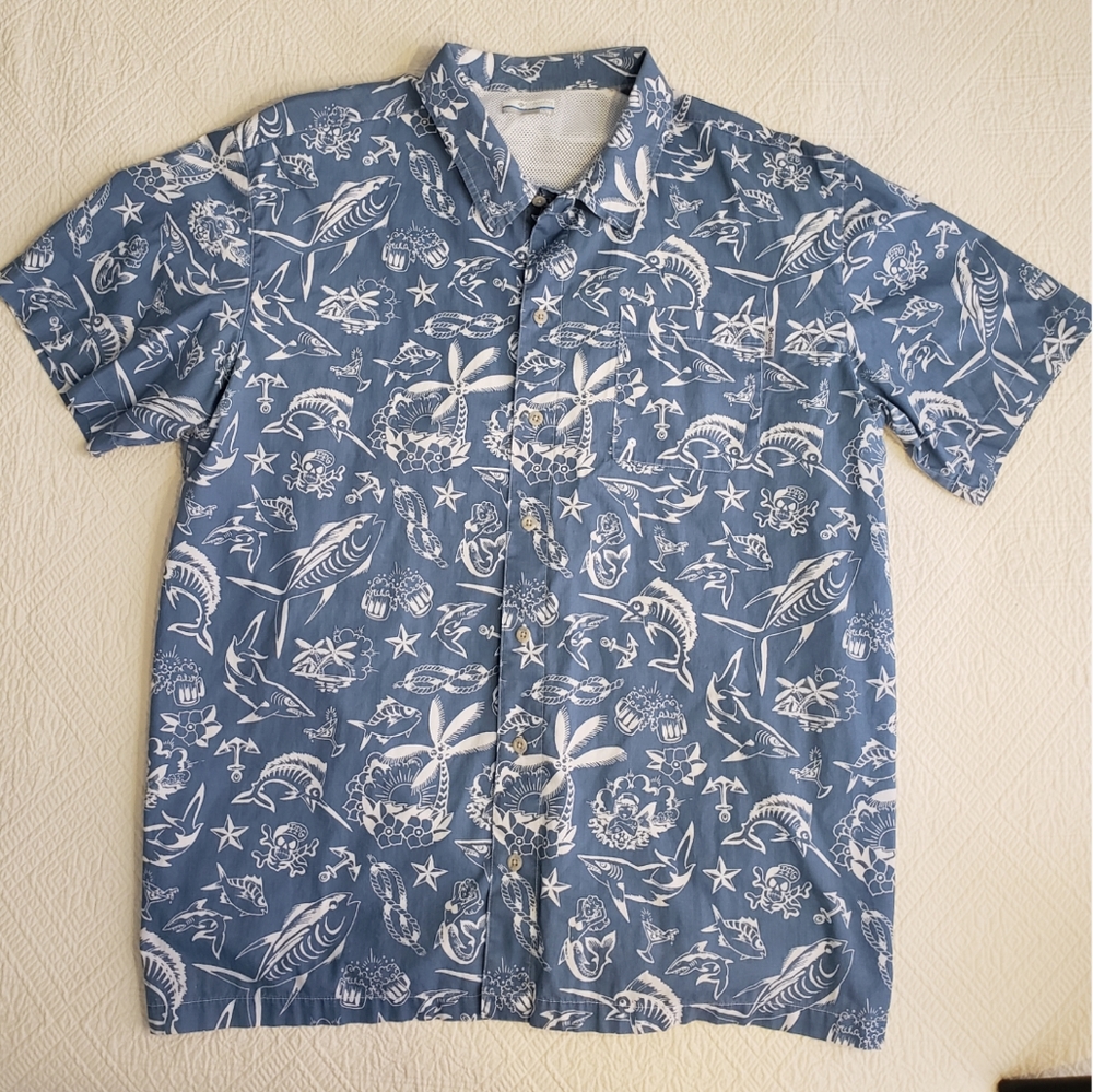 Mens Columbia PFG Trollers Best Fishing Shirt